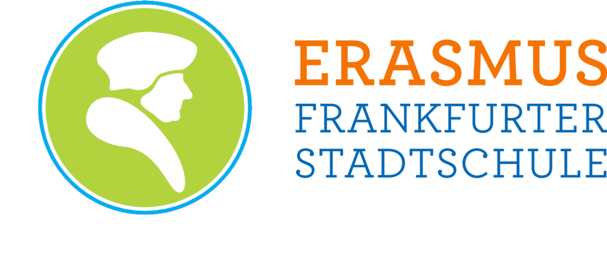 Erasmus Logo ~ Erasmus Gymnasium Frankfurt ~ Trilinguale weiterführende Privatschule