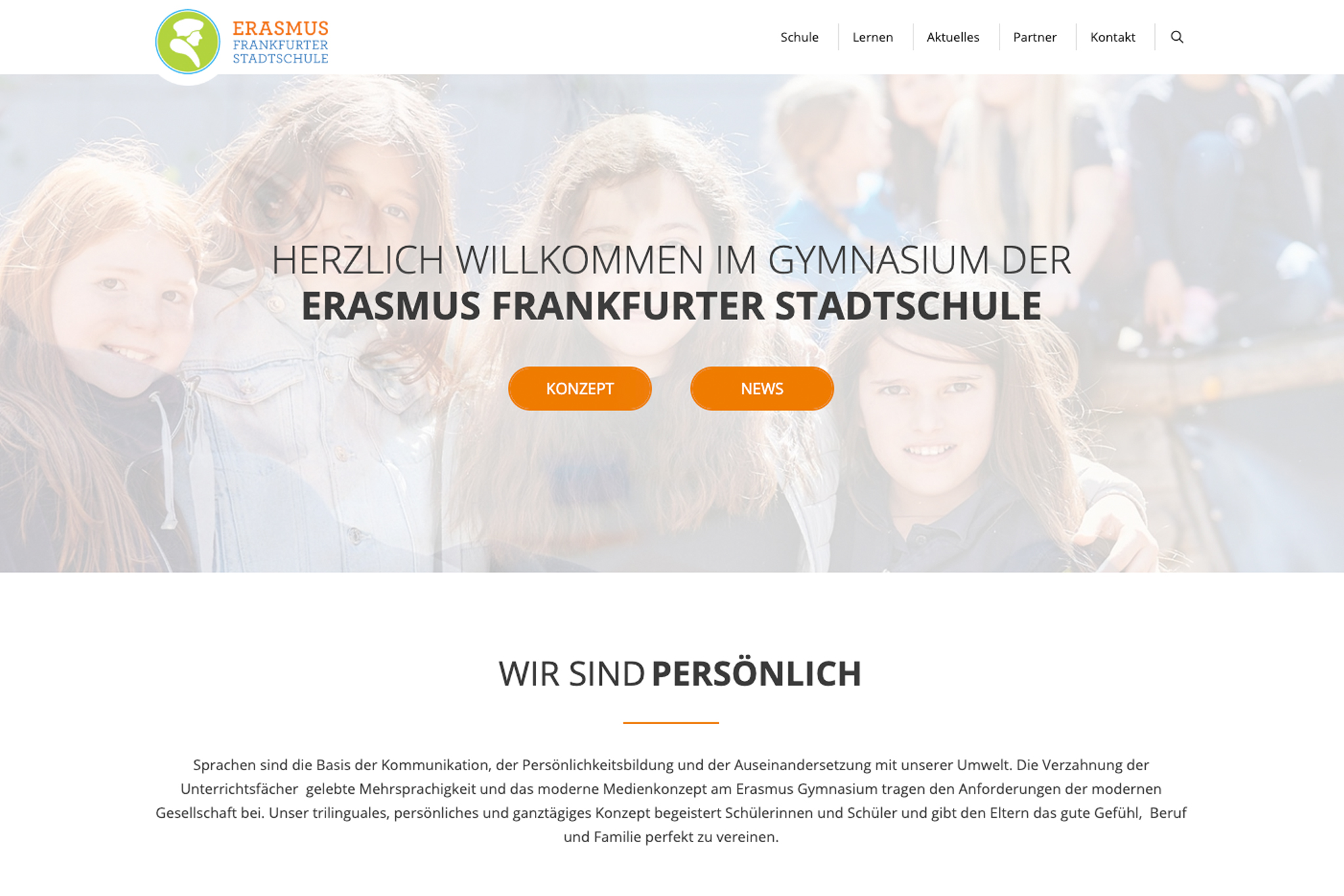 News: Neue website ~ Erasmus Gymnasium Frankfurt ~ Trilinguale weiterführende Privatschule